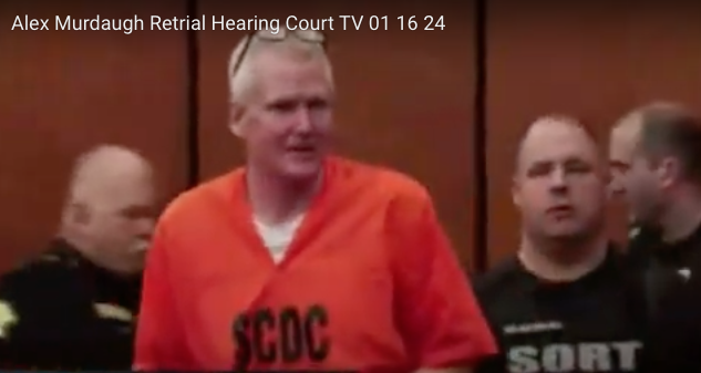 Alex Murdaugh Retrial Hearing Court TV 01 16 24